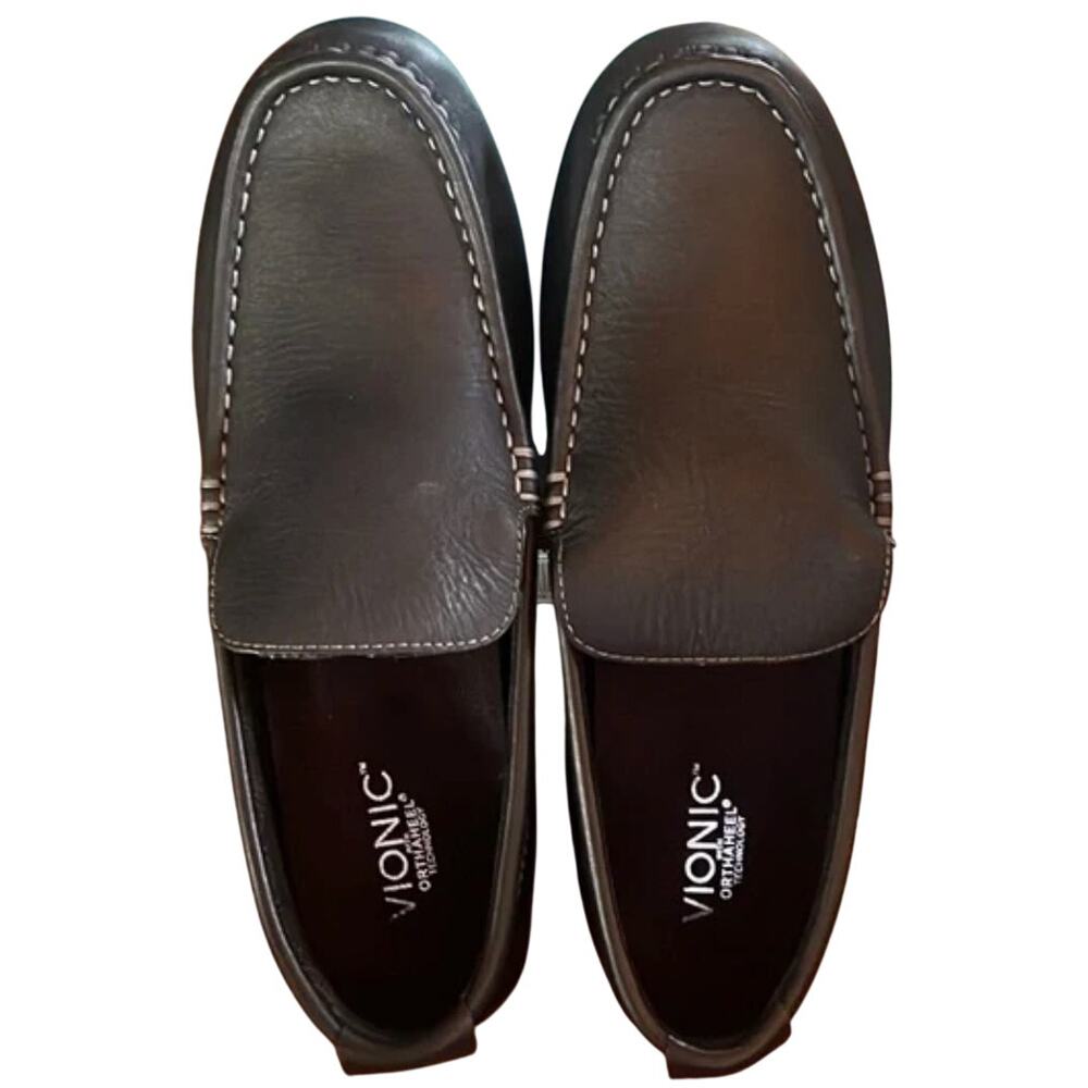 Vionic Men's Preston Black Loafer with orthopedic insole Size 9